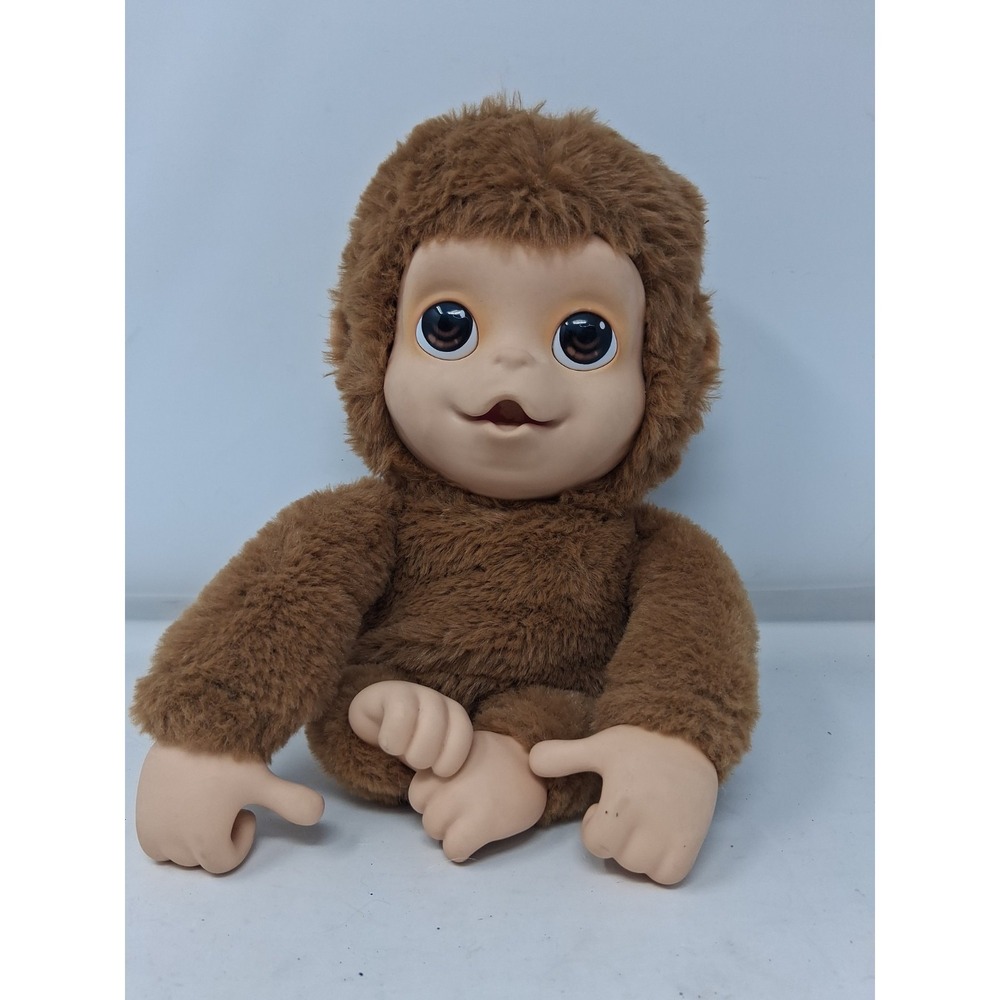 Little Live Pets Mango Monkey Brown 10" Interactive Electronic Plush Toy 2023